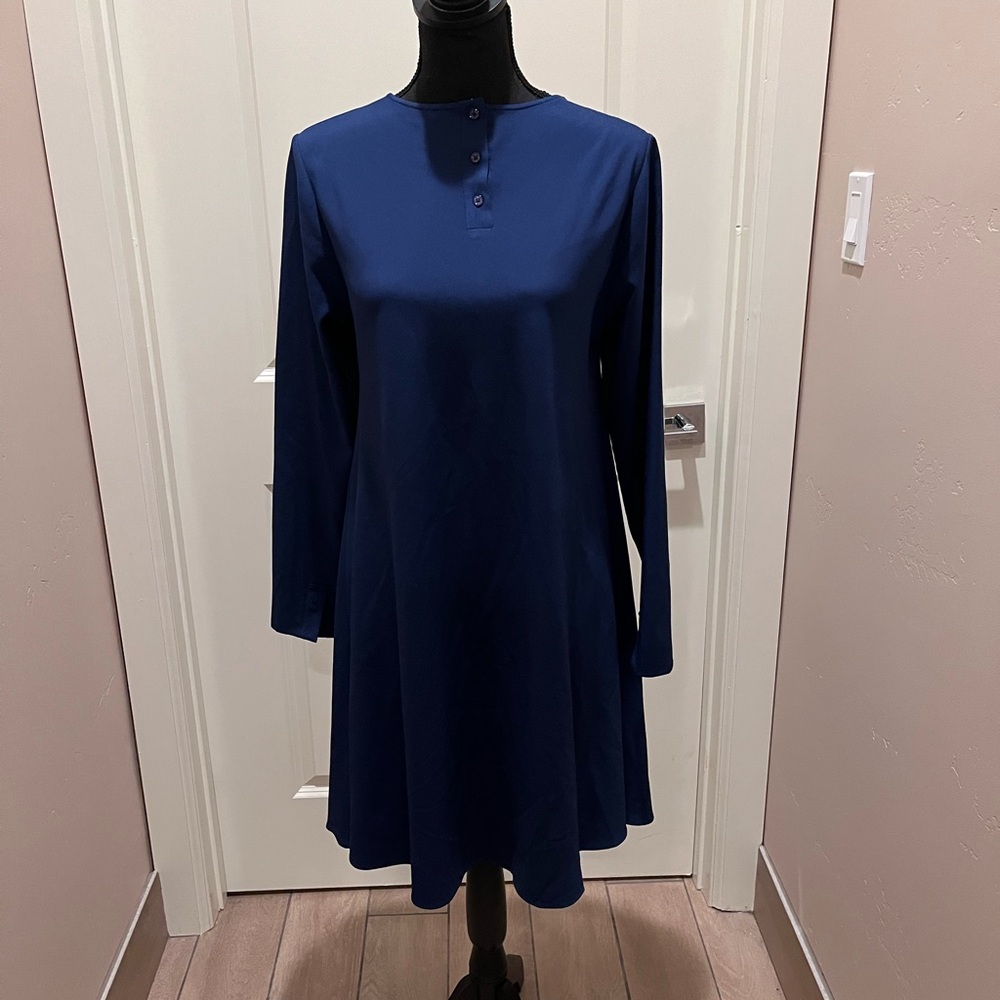 Elegant Navy Blue Dress